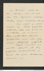 Nachlass Franz Steindachner, Brief von Oscar de Beaux an Franz Steindachner (29.12.1910), Inv.Nr. 100.04, Seite 2